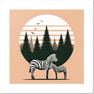 Zebra Posters and Art